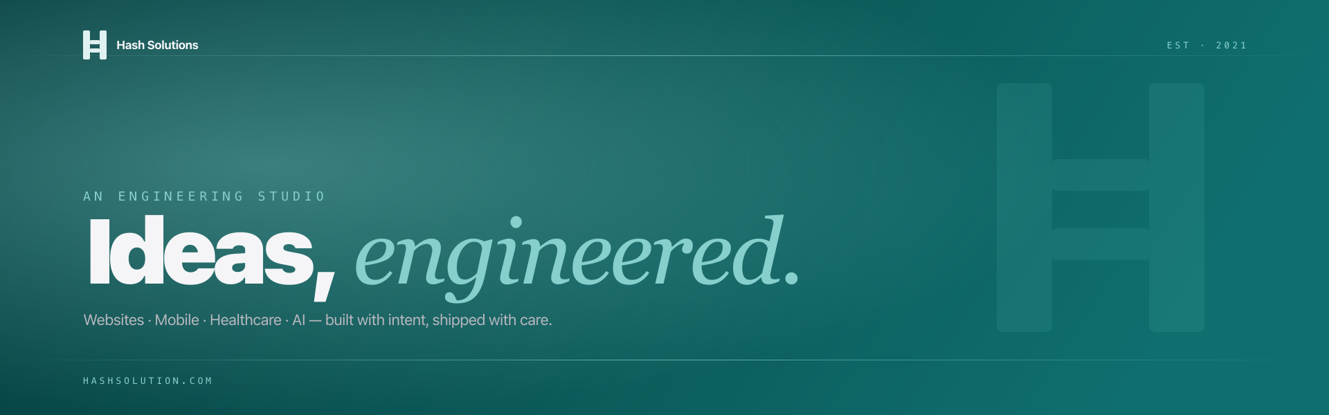Hash Solutions website hero banner