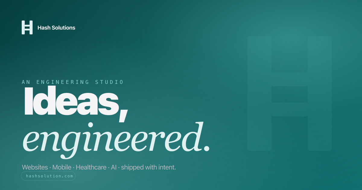 Hash Solutions Open Graph banner